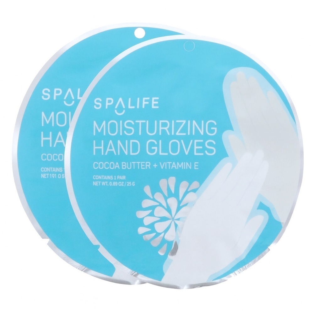 2X SpaLife Moisturizing Hand Gloves Cocoa Butter Vitamin E Hand Mask Treatment